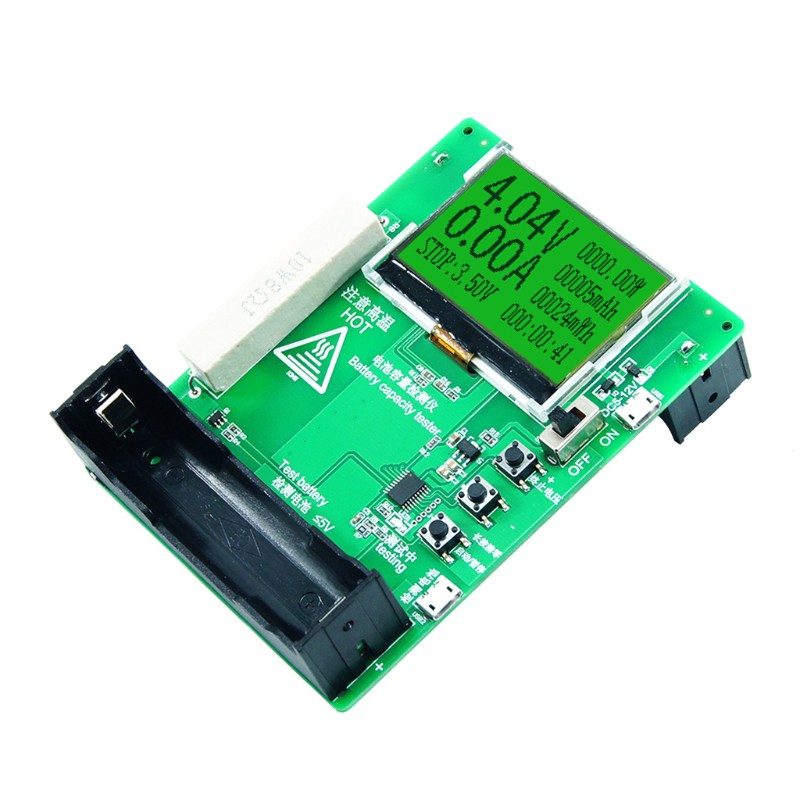 DC Bộ Kiểm Tra Dung Lượng Pin Lithium 5-12v Mah Mwh Cho Pin 18650