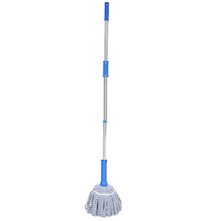 Cây Lau Nhà Vắt Tay Trợ Lực Inox Homeinno Vải Lau Cotton/Poly