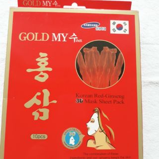 [Combo 10] Mặt nạ Hồng Sâm My Gold