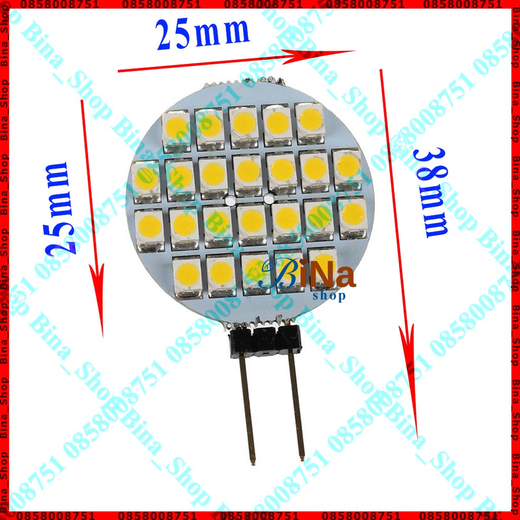 Đèn LED 12V 24 bóng SMD vàng ấm | BigBuy360 - bigbuy360.vn
