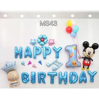 SET BÓNG SINH NHẬT CHO BÉ HÌNH MICKEY
