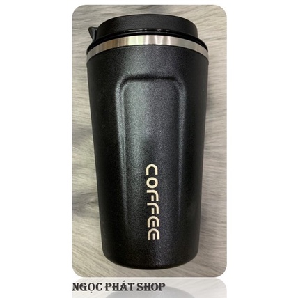 Bình giữ nhiệt, bình coffee Inox 2 lớp SUS 304 nắp bật tiện dụng 510ml