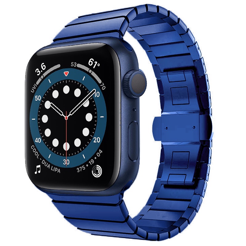 Dây đeo cho đồng hồ Apple Watch, Dây thép không gỉ Link Bracelet dành cho đồng hồ Apple Watch Size 42/44/45mm