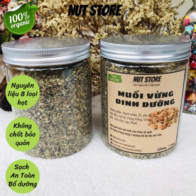 Muối vừng hạt dinh dưỡng Nut Store 500g | BigBuy360 - bigbuy360.vn