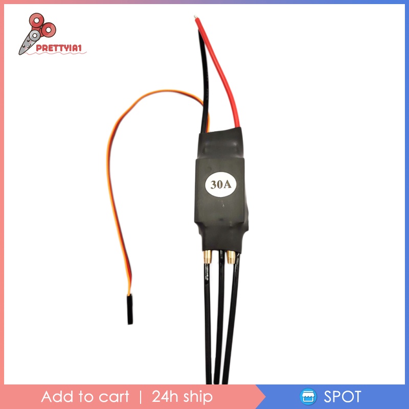 Bộ Điều Khiển Tốc Độ Không Chổi Than Prettyia1 30A / 50A / 80A / 100A ESC Cho Thuyền Điều Khiển Từ Xa
