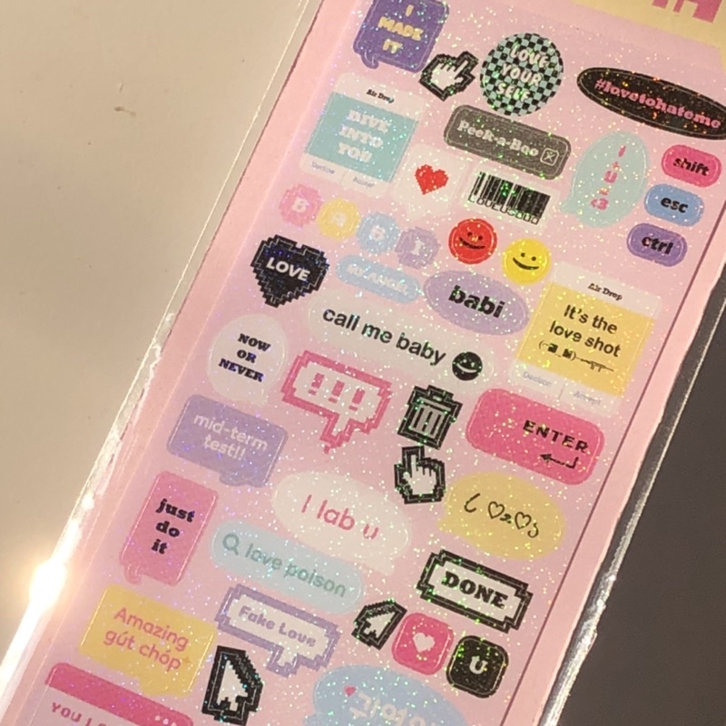 STICKER TRANG TRÍ ICON CHIT CHAT LẤP LÁNH🎱