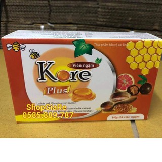 Viên ngậm kore plus giảm ho , tiêu đờm, đau ngứa rát cổ họng