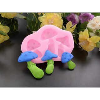 Khuôn silicon cây nấm/ khuôn silicon 3D