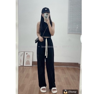 QUẦN XUÔNG COTTON DÂY RÚT TO CẠP CHUN BASIC MS11892