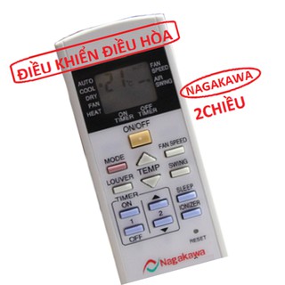 Remote Máy Lạnh Nagakawa - Remote Nagakawa - ĐIỀU KHIỂN Máy Lạnh HAI CHIỀU ,BẢO HÀNH ĐỔI MỚI
