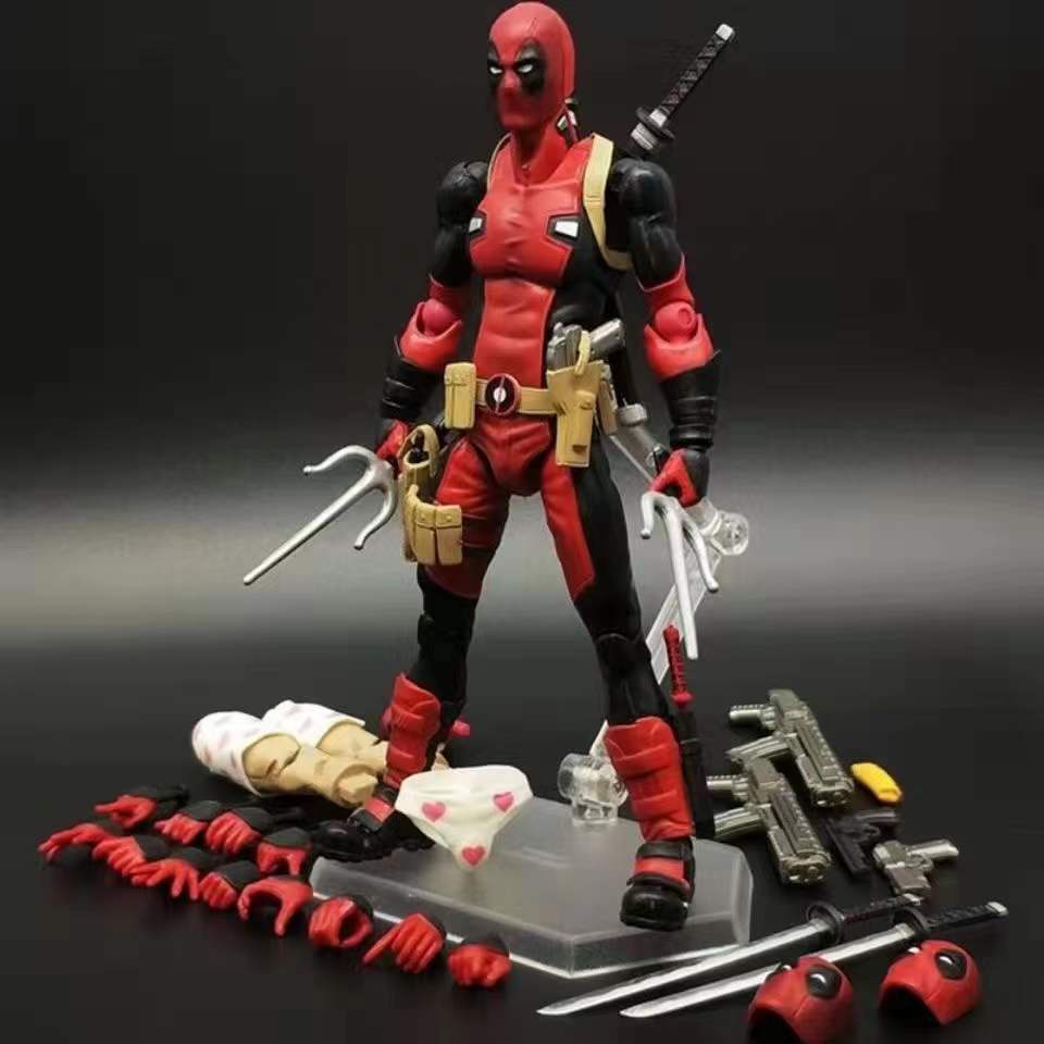 Hàng Có Sẵn Mô Hình Nhân Vật Deadpool Thế Hệ Thứ Tư X-Men Avenger 3 Thay Đổi Khuôn Mặt