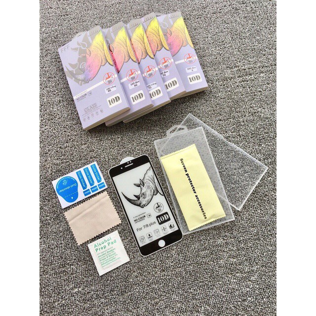 Kính cường lực FULL MÀN 10D Tê Giác cho iPhone 6 đến 11 Pro Max | BigBuy360 - bigbuy360.vn