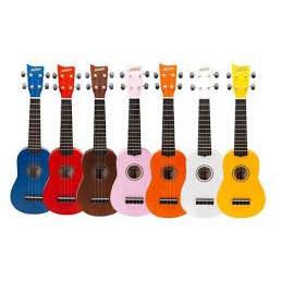 Combo 3: Đàn Ukulele Màu trơn và bao vải - HÀNG CÓ SẴN