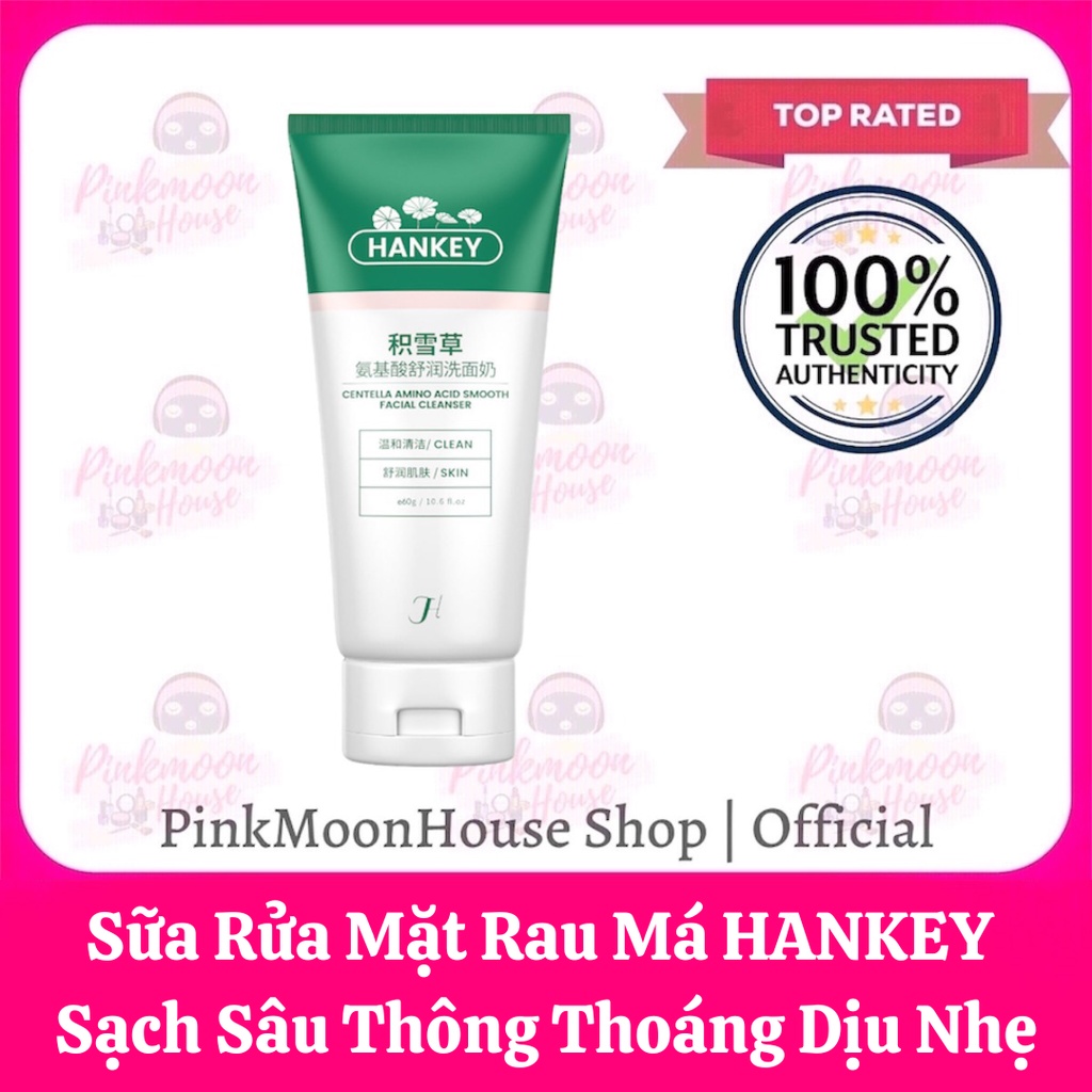 Sữa Rửa Mặt Rau Má Hankey Centella asiatica axit amin 60g