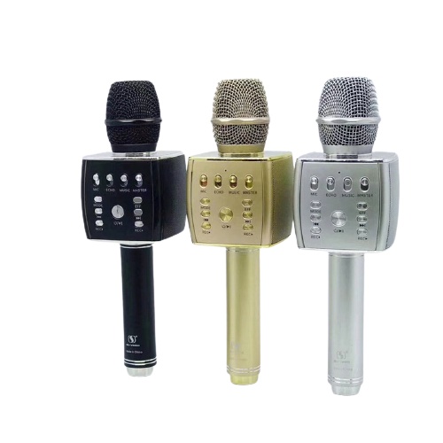 Micro karaoke YS93 cao cấp, Micro karaoke bluetooth không dây tích hợp loa bass, tres, Bảo hành 6 tháng