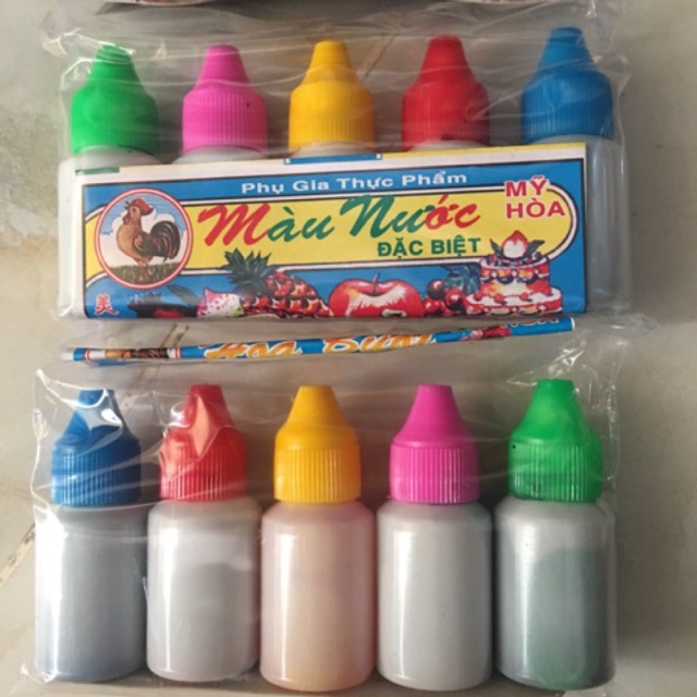 màu thực phẩm ( lốc 5 chai)