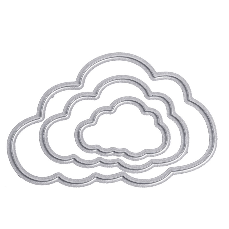 Khuôn Thép Carbon Cắt Hình Đám Mây / Blala / Mây Dùng Để Trang Trí Sổ Tay / Album Ảnh DIY