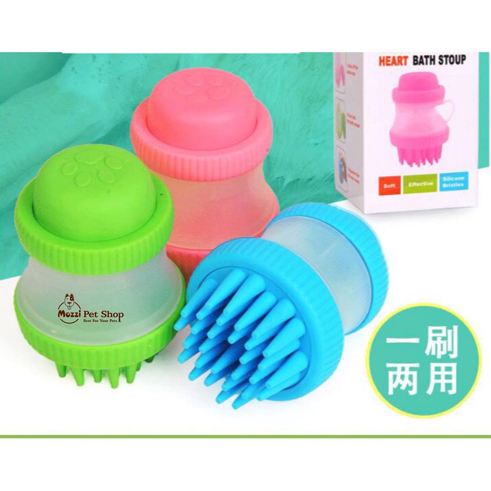 Bàn chải tắm tạo bọt [Giao màu ngẫu nhiên]