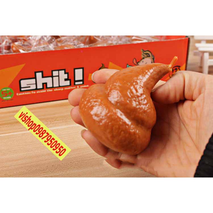 1 Cục shit nhựa dẻo phiên bản bầy nhầy  đồ chơi troll vui nhộn