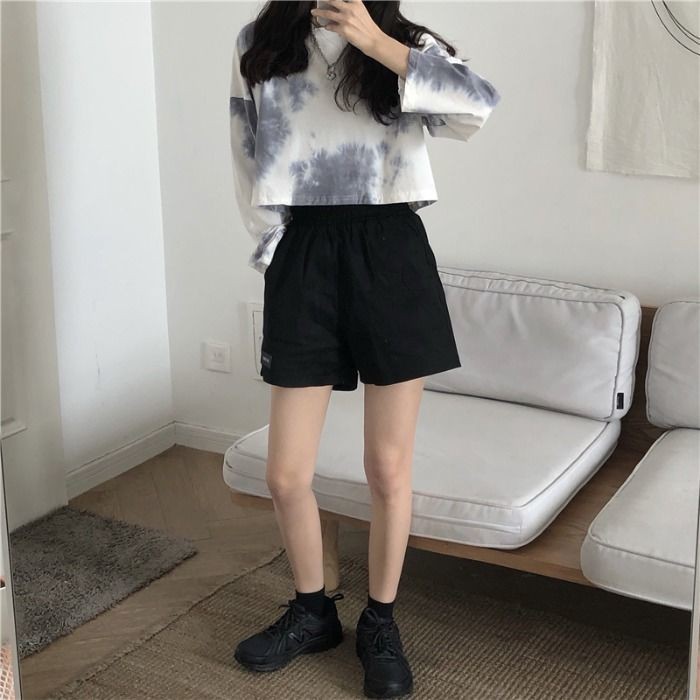 Fashion Korean Fashion Round Neck Long Sleeve T-shirt 15 Days (Available) | BigBuy360 - bigbuy360.vn