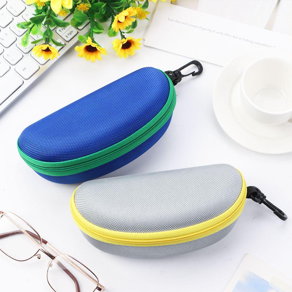 Hộp Đựng Mắt Kính Có Khóa Kéo Phong Cách Vintage Giá Đỡ