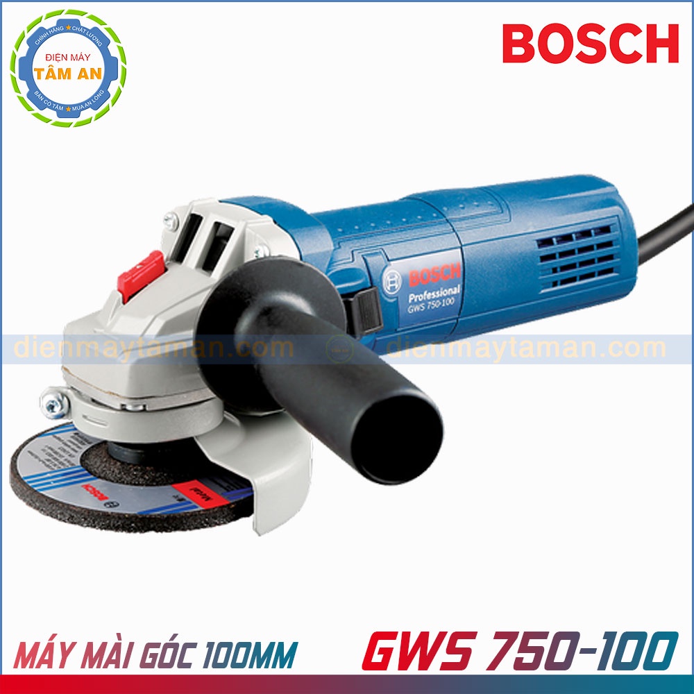 Máy mài góc chính hãng BOSCH GWS 750-100 | Giá đã bao gồm thuế