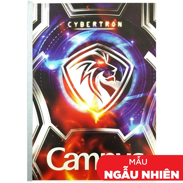 Vở Cybertron B5 Kẻ Ngang Có Chấm 200 Trang ĐL 70g/m2 - Campus NB-BCBT200 (Mẫu Màu Giao Ngẫu Nhiên)