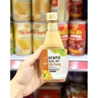 COMBO 3 CHAI NƯỚC XỐT MÈ RANG KEWPIE CAM KẾT CHÍNH HÃNG ( chai 210ml ) - ăn kem rong nho, rau salad