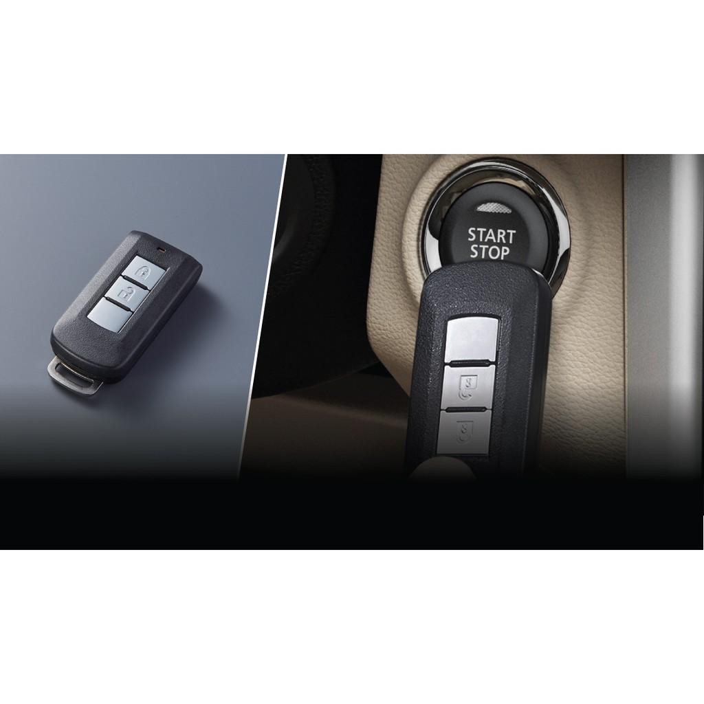 Ốp chìa khóa carbon xe Mitsu Xpander 2018-2019- kèm móc khóa