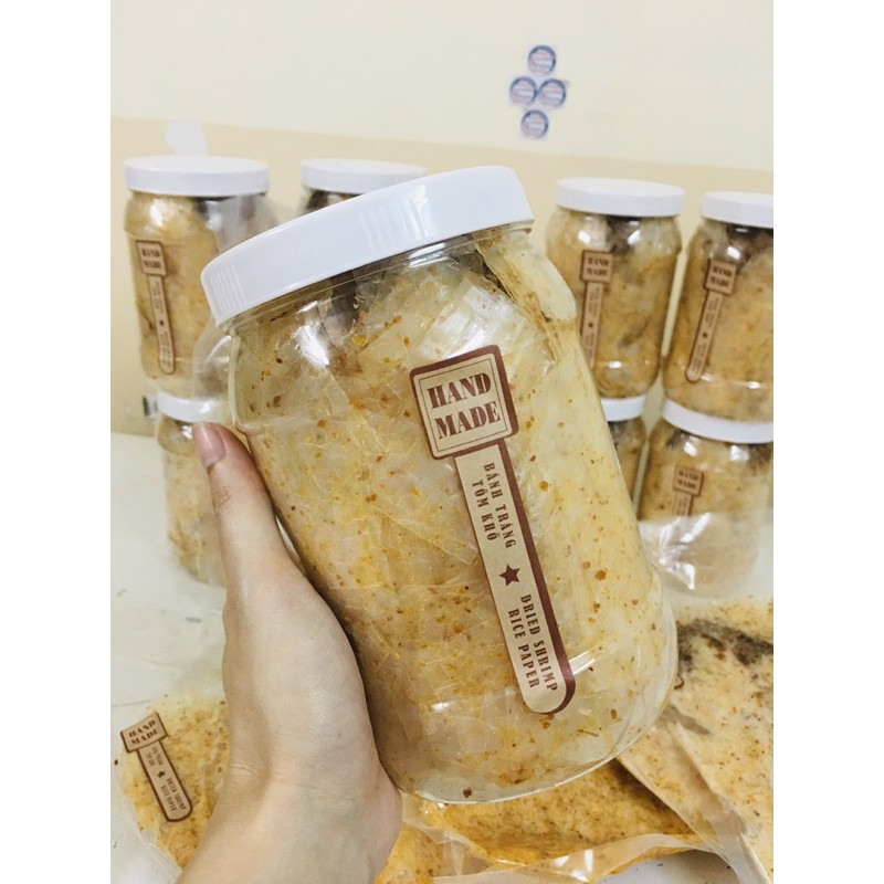 Ăn là ghiền.350gr.BÁNH TRÁNG TÔM KHÔ CHÁY TỎI.