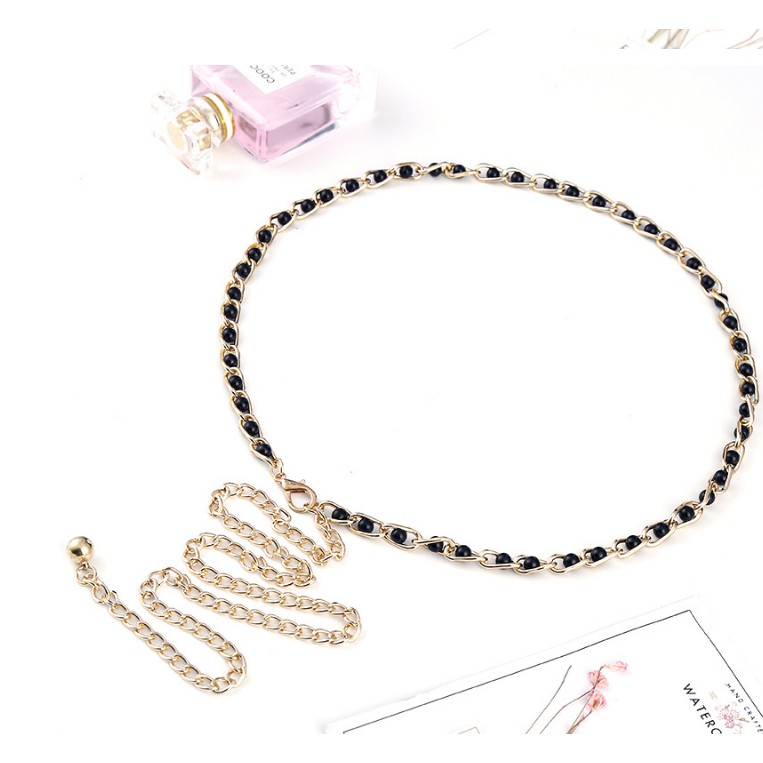 Thắt lưng nữ, thắt lưng hạt xoắn A106 (nhiều màu)