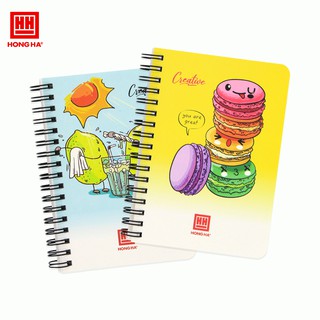 [Bìa mới 2021] Sổ Lò Xo Hồng Hà 160 Trang A6 Creative (4123)