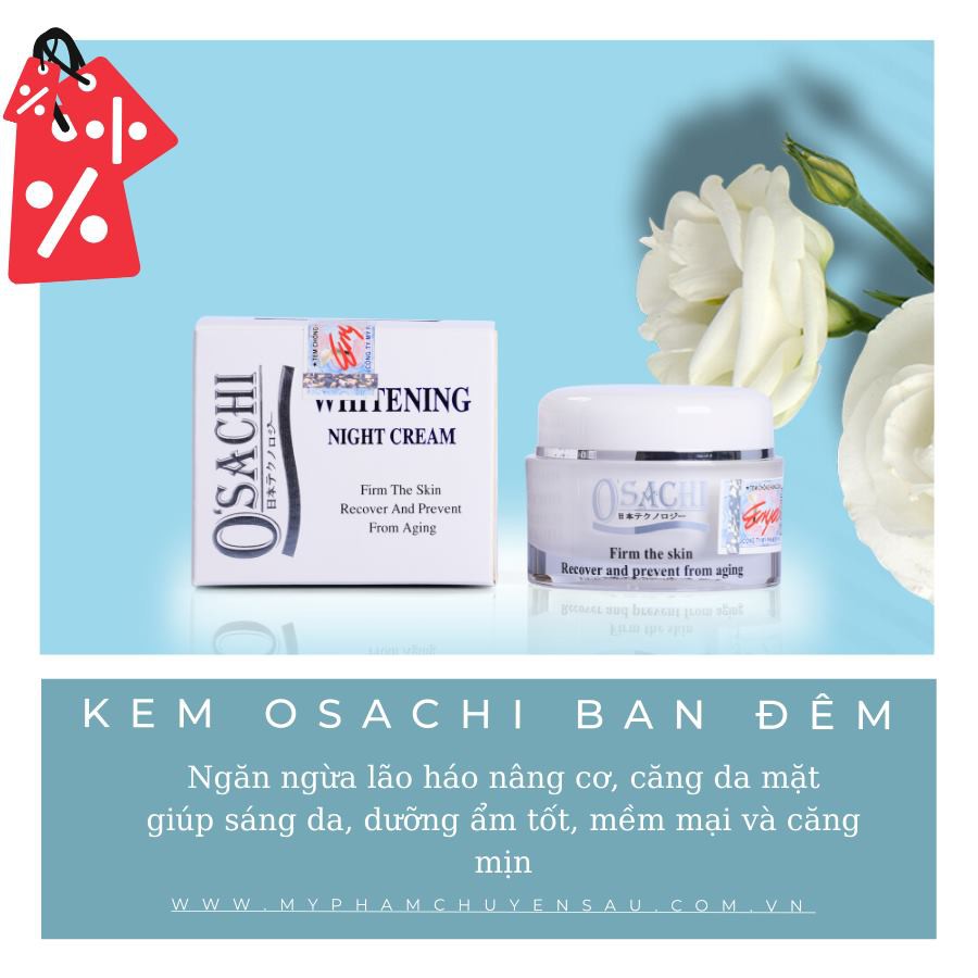 Kem Dưỡng Trắng Tinh Chất Collagen Osachi