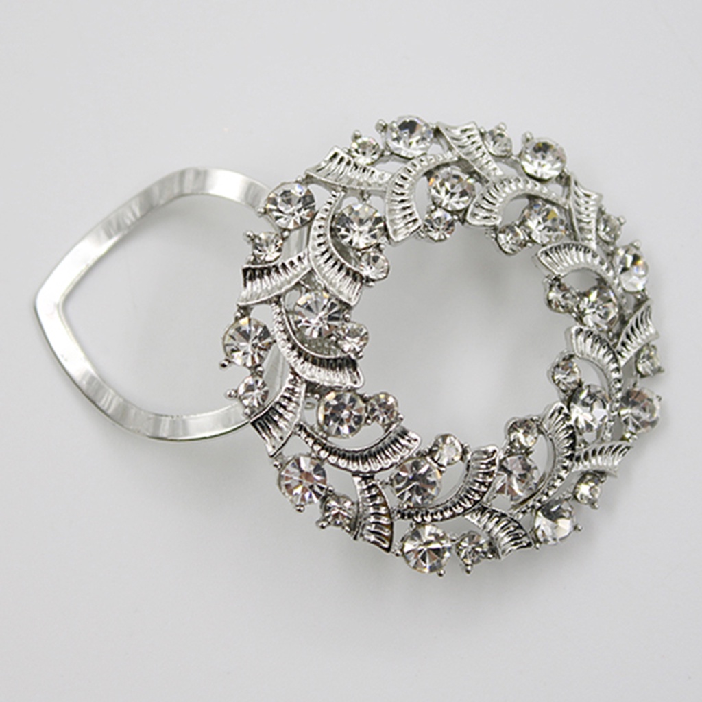 Kẹp khăn choàng cổ đính đá nhân tạo thời trang cá tính cho nữ