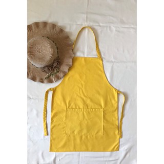 [Vải xịn] Tạp dề trơn vải canvas