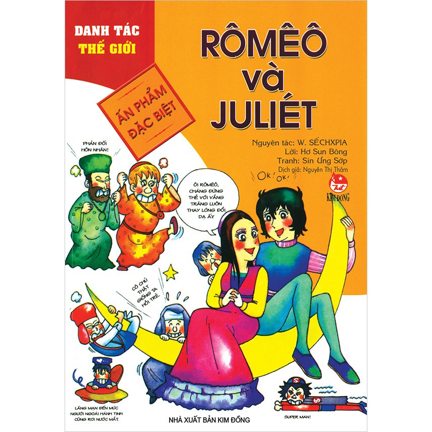 Truyện tranh Danh tác thế giới - Rômêô và Juliét - Romeo và Juliet - NXB Kim Đồng