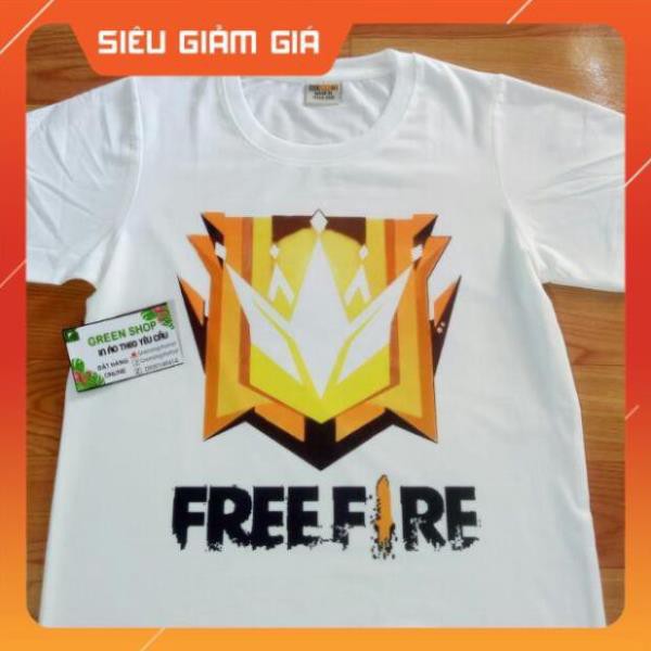 [SIÊU RẺ] Áo thun Free Fire logo rank thách đấu huyền thoại (ảnh thật)