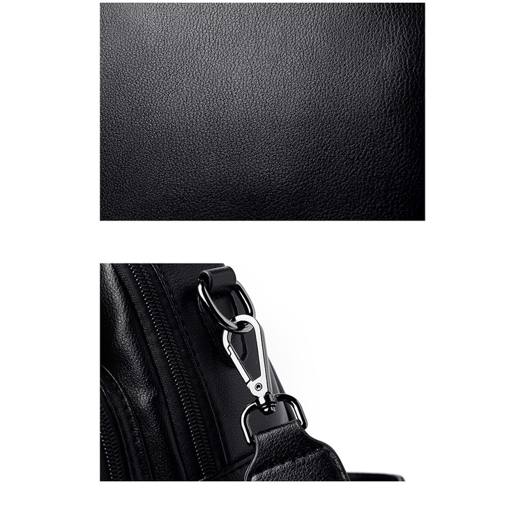 Ba Lô Chuwanglin Chất Liệu Da Sức Chứa Lớn Chống Trộm Cho Nữ