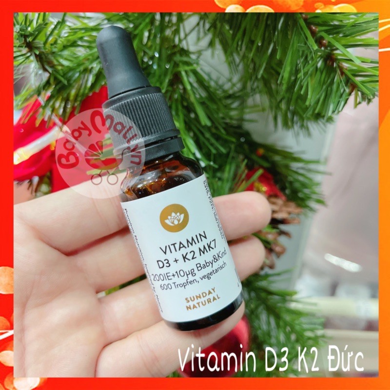 Vitamin D3K2 Sunday Đức giúp tăng trưởng và phát triển chiều cao cho trẻ