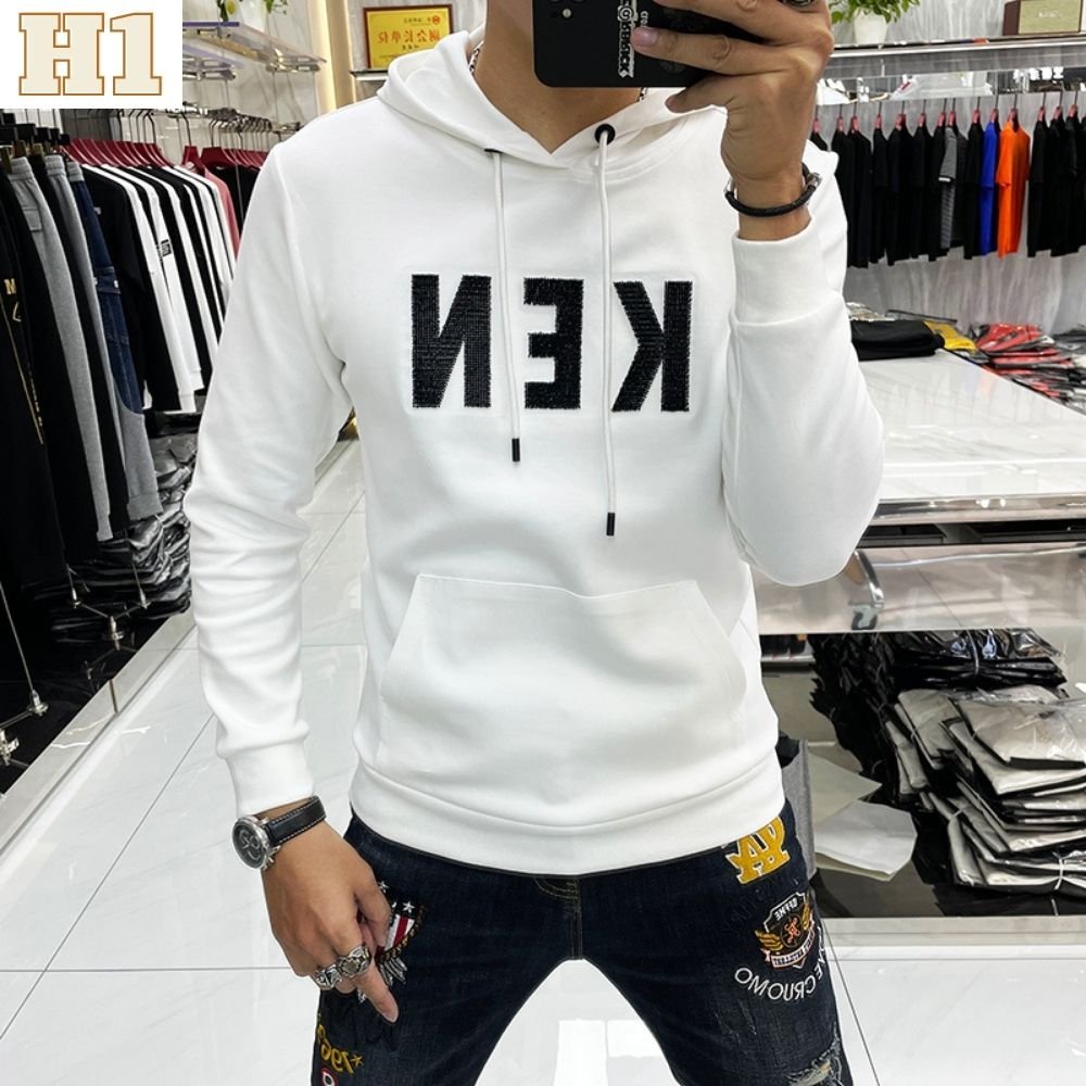 Áo Hoodie Nam Nữ Tay Dài Phong Cách Hàn Quốc Thời Trang Nam Cỡ M-2XL