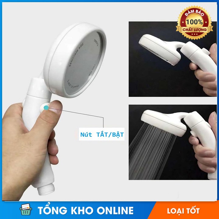 VÒI SEN TĂNG ÁP CÓ NÚT TẮT MỞ DÒNG NƯỚC XOAY 360 ĐỘ