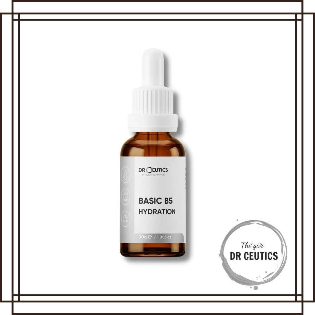 Serum B5 Basic Hydration 5% DrCeutics Cho Da Dầu Mụn