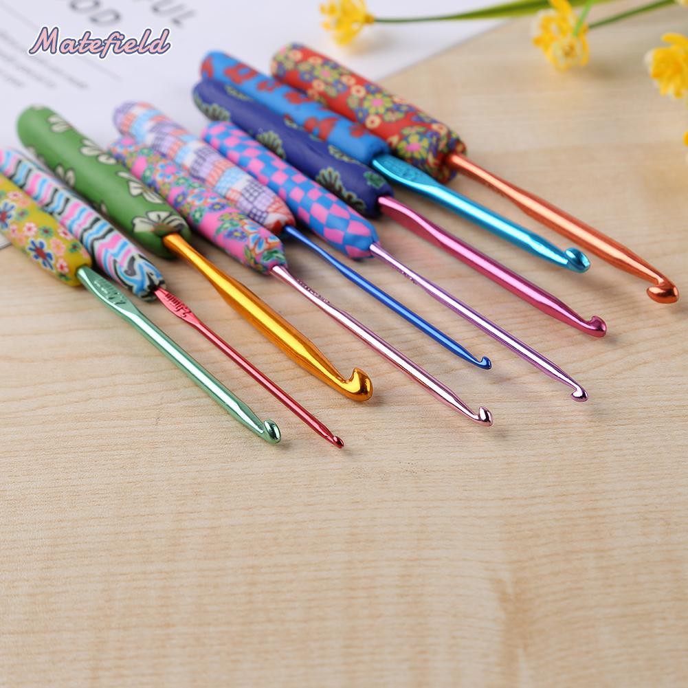 Bộ 9 Cây Móc Len Bằng Nhôm 2-6mm