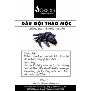 DẦU GỘI THẢO MỘC