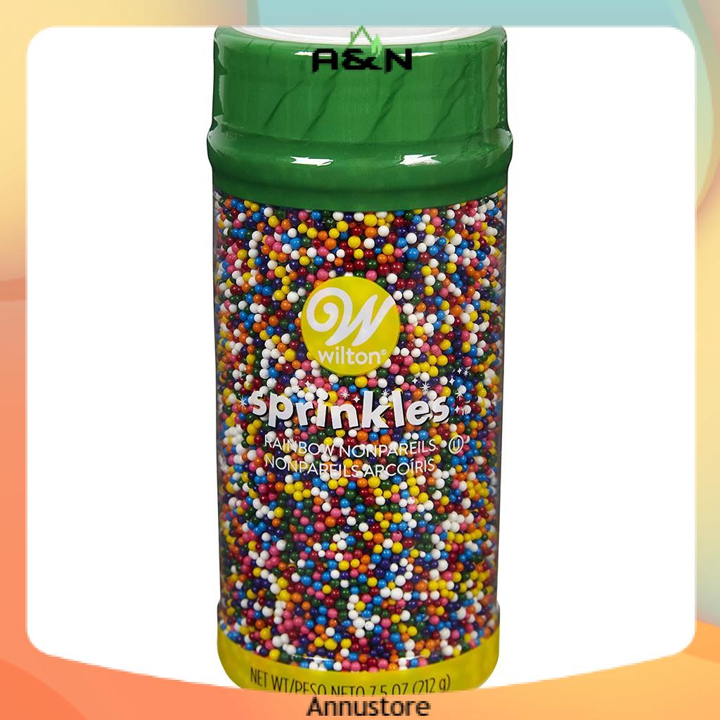 Wilton sprinkles trang trí bi Rainbow - 211g thumbnail