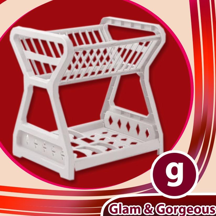 Giá Đỡ Đĩa Hai Tầng Rd010 Kèm Muỗng Và Móc Treo | BigBuy360 - bigbuy360.vn
