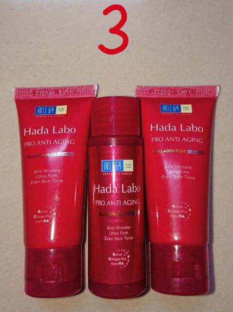 Combo dầu tẩy trang, sữa rửa mặt, lotion Hadalabo / mẫu thử | BigBuy360 - bigbuy360.vn