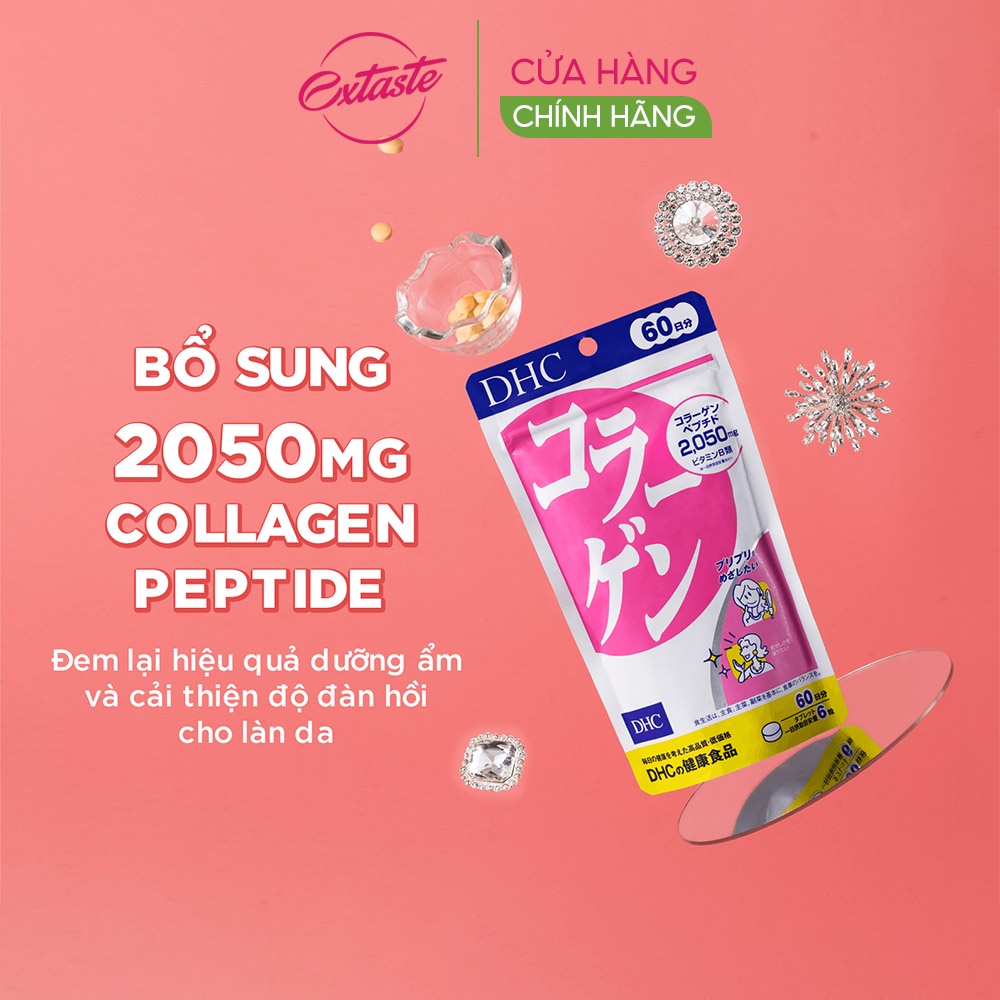Viên uống đẹp da dhc Collagen chống lão hóa 30/90 ngày chống lão hóa, trẻ hóa da Extaste