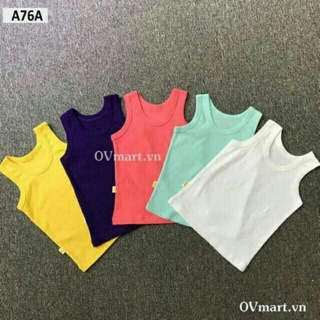 Combo 3 Áo ba lỗ bé trai bé gái