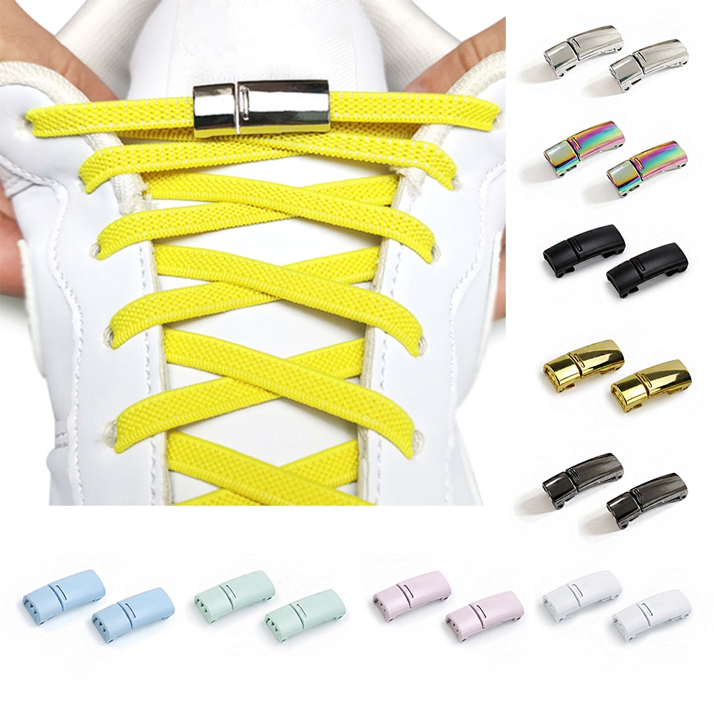 Bộ Khóa Dây Giày Nam Châm DIY Tiện Lợi